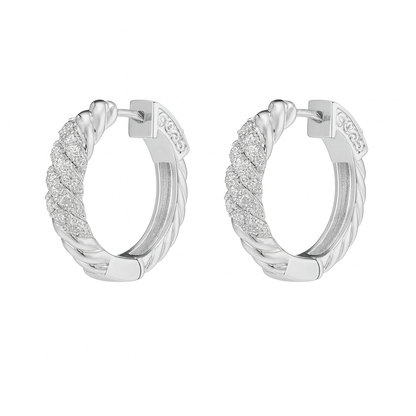 Cz Huggies earrings