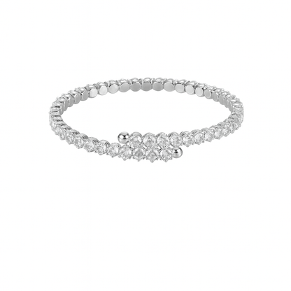 Cz flex cuff bangle
