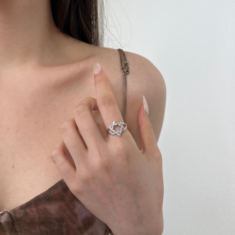 Sterling Silver Star of David Ring